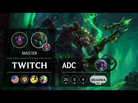 Twitch ADC vs Kai'Sa - NA Master Patch 9.7