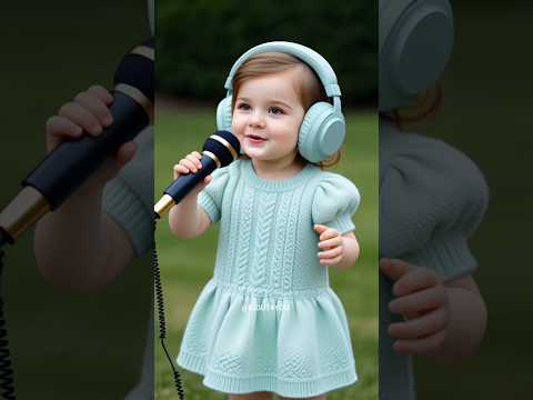 Pretty little baby.💙 #prettylittlebaby #babysinging #ai #viralsong #cutebaby