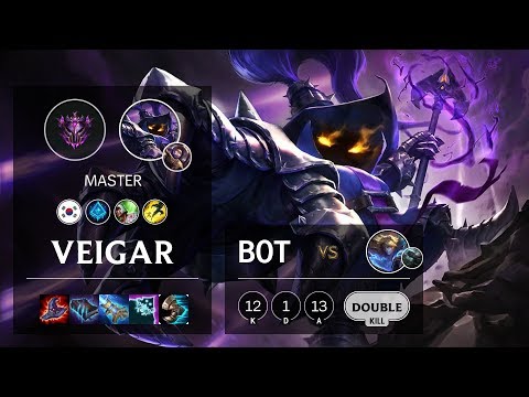Veigar Bot vs Ezreal - KR Master Patch 10.7