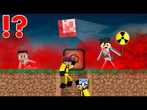 BLOOD POISON GAS vs Doomsday Bunker in Minecraft (Tagalog)