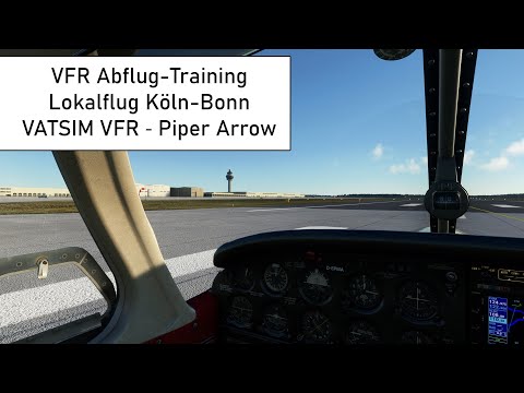 VFR Abflug-Training in Deutschland ✈ Lokalflug Köln-Bonn ✈ VATSIM VFR ✈ MSFS2020