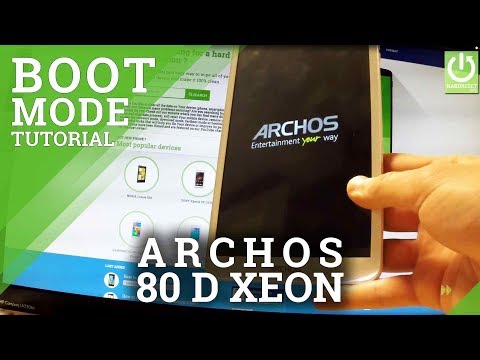Boot Mode in ARCHOS 80d Xenon - ENTER / QUIT Boot Mode