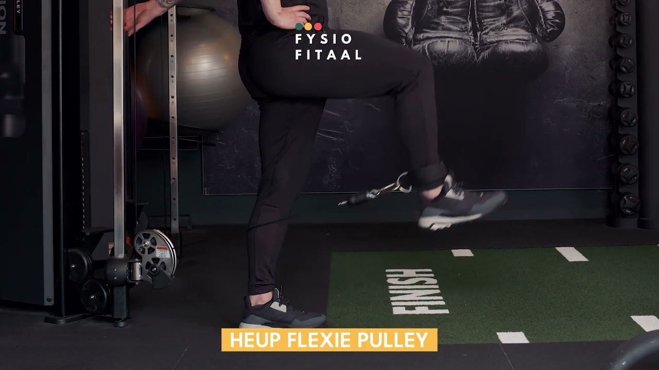 Video thumbnail: Heup flexie pulley — instructievideo
