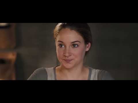 Divergent trailer nighttime city frame that echoes the score’s brooding synths