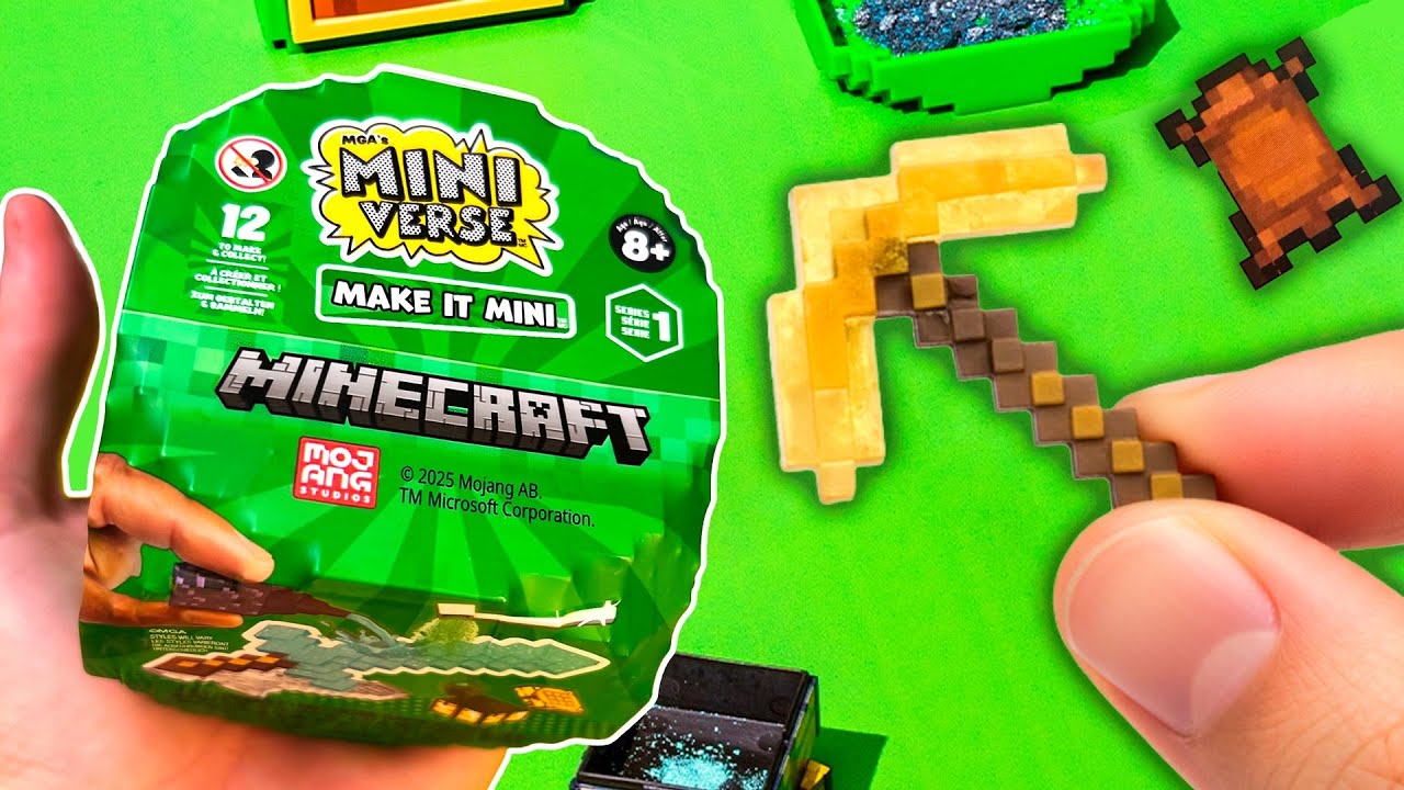 ¡ES DE MINI ORO PURO! 😱✨ Encontramos el GOLDEN PICKAXE PICO DE ORO en Miniverse Minecraft