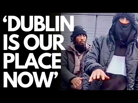 AFRICAN 'GANGSTERS' CONFRONT IRISH MEN IN DUBLIN