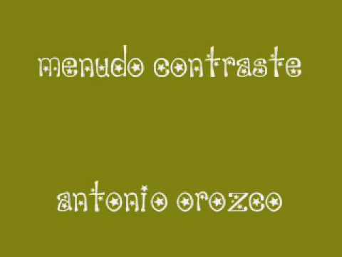 Videoclip de Menudo Contraste — Antonio Orozco