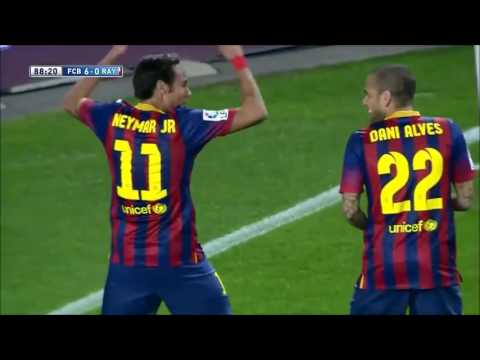 Gol de Neymar contra el Rayo Vallecano / Elias Toto Ibauza