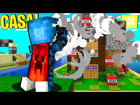 DISTRUGGO LA MIA CASA NEL SUO MONDO HARDCORE - MINECRAFT ITA