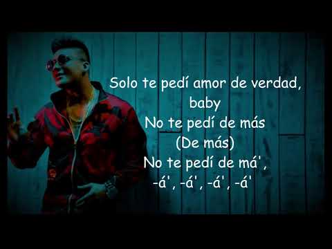 NO TE PEDI DE MAS++ (LETRA) Makano ft Nigga