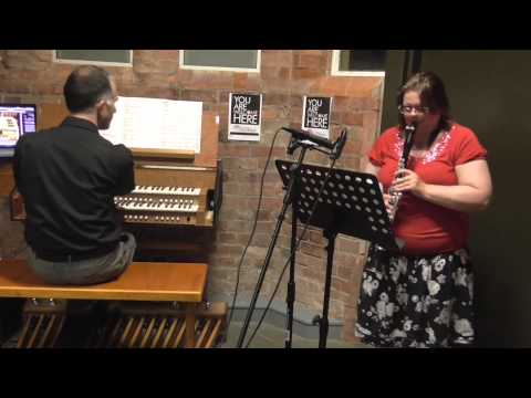 Amazing Grace for clarinet and organ by Sclater