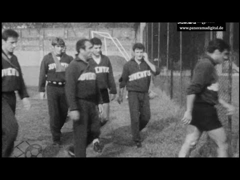 Juventus Turin in Vorbereitung auf das Spiel gegen den 1. FC Magdeburg, Cup der Landesmeister, 10/72