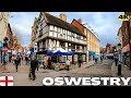 Walk in OSWESTRY Shropshire ENGLAND UK 4K