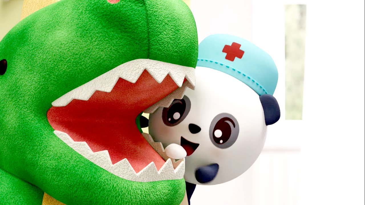 Малышарики - Динозавр - серия 212 - Обучающие мультфильмы для малышей - идем к стоматологу