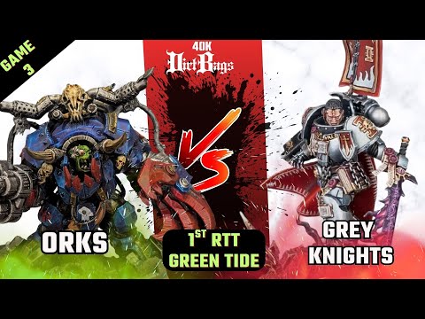 Orks 3-0 RTT Game 3 vs Grey Knights | Chapter Approved Competitive | Warhammer 40k Battle Report