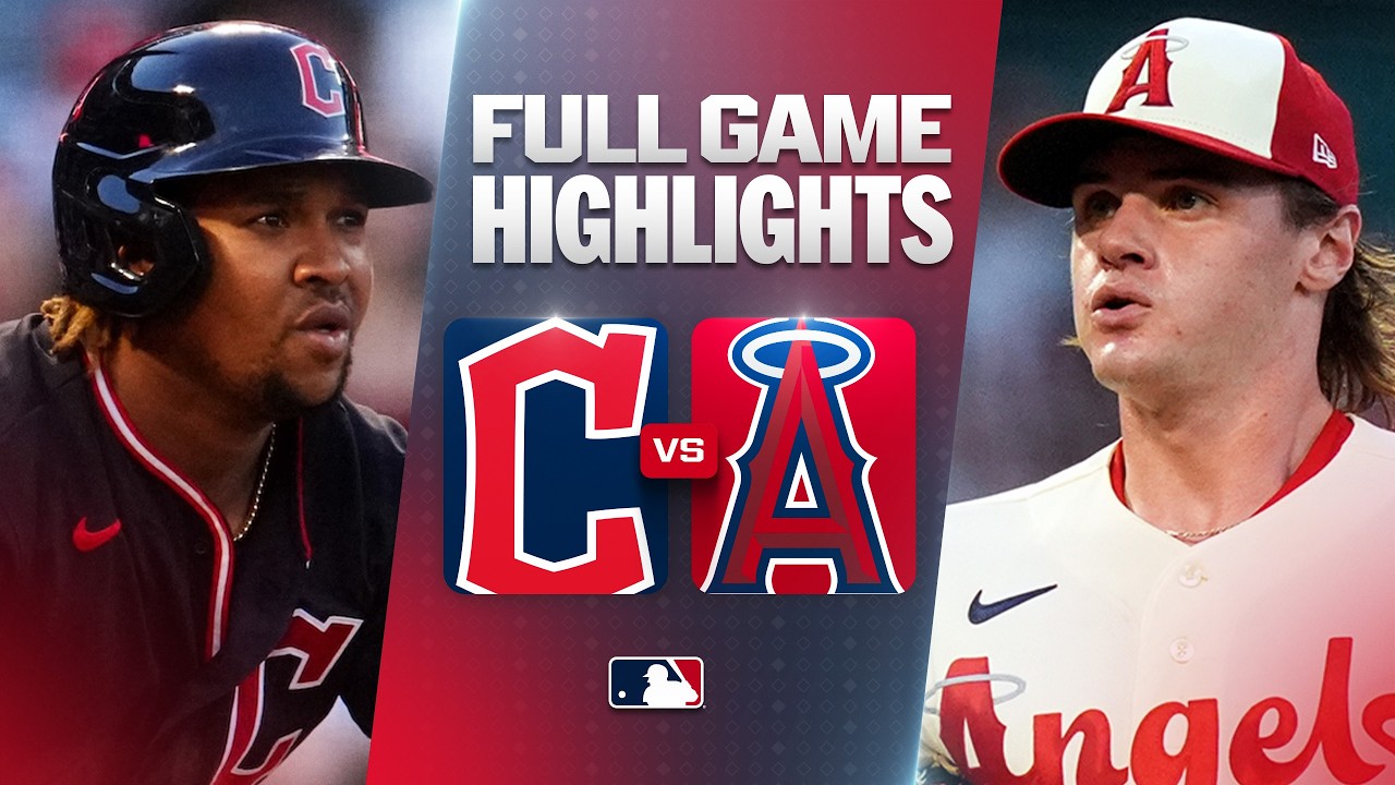 8월25일 클리블랜드 LA에인절스 MLB 하이라이트