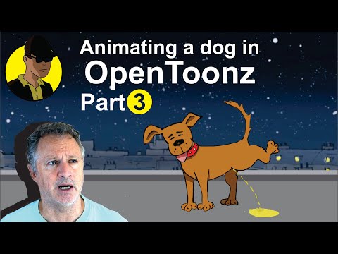 Animating a dog in OpenToonz - part 3 of 3 (OpenToonz Tutorial)