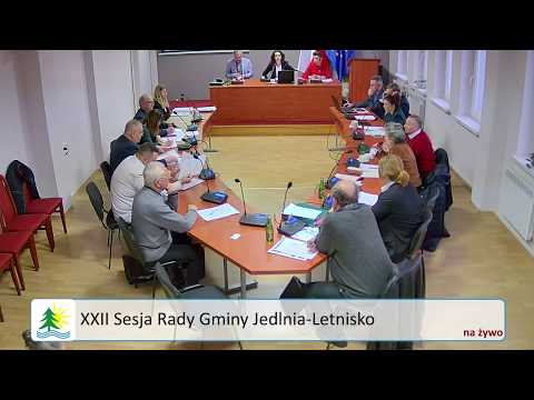 XXII Sesja Rady Gminy Jedlnia-Letnisko