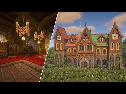 Minecraft Fantasy Mansion Interior (Part 1/2)