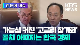 가능성 높아진 '고금리 장기화'…골치 아파지는 한국 경제