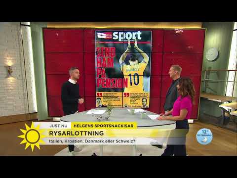 Nu avgörs rysarlottningen inför VM: "Fyra ruggiga motståndare" - Nyhetsmorgon (TV4)