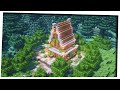 Minecraft - Simple Medieval library Tutorial｜How To Build｜Inspiration Build｜Step By Step Build