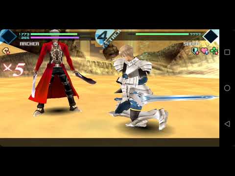 Fate / Extra Archer vs Leo's knight of the round Gawain #fateextra