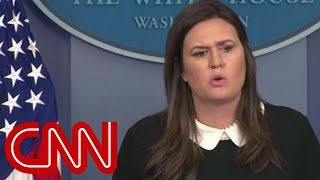 Sarah Sanders asked why Michael Flynn isn't a 'rat'