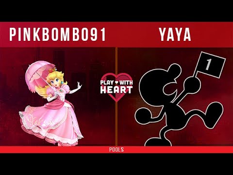 Play With Heart - PinkBombo91 (Peach, ZSS) vs. Yaya (G&W) - Pools