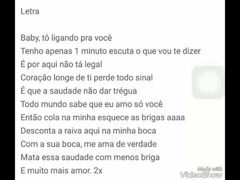 Mc Ruanzinho - Menos Briga E Mais Amor( com letra )