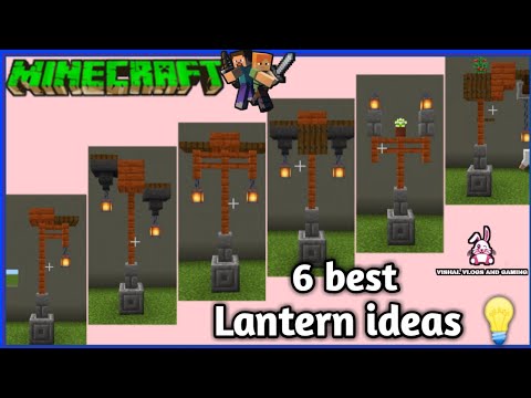 🔥6 EPIC Lantern Ideas in Minecraft! Hindi Gaming