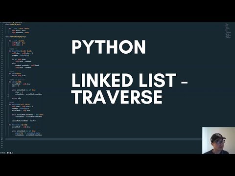 Python Linked List Implementation Ii Traverse