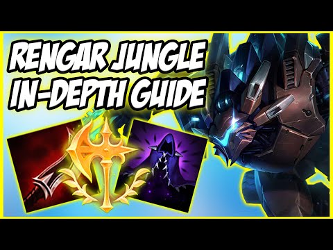 GUIDE ON HOW TO PLAY RENGAR JUNGLE IN SEASON 10 - SOLO Q MONSTER - League of Legends