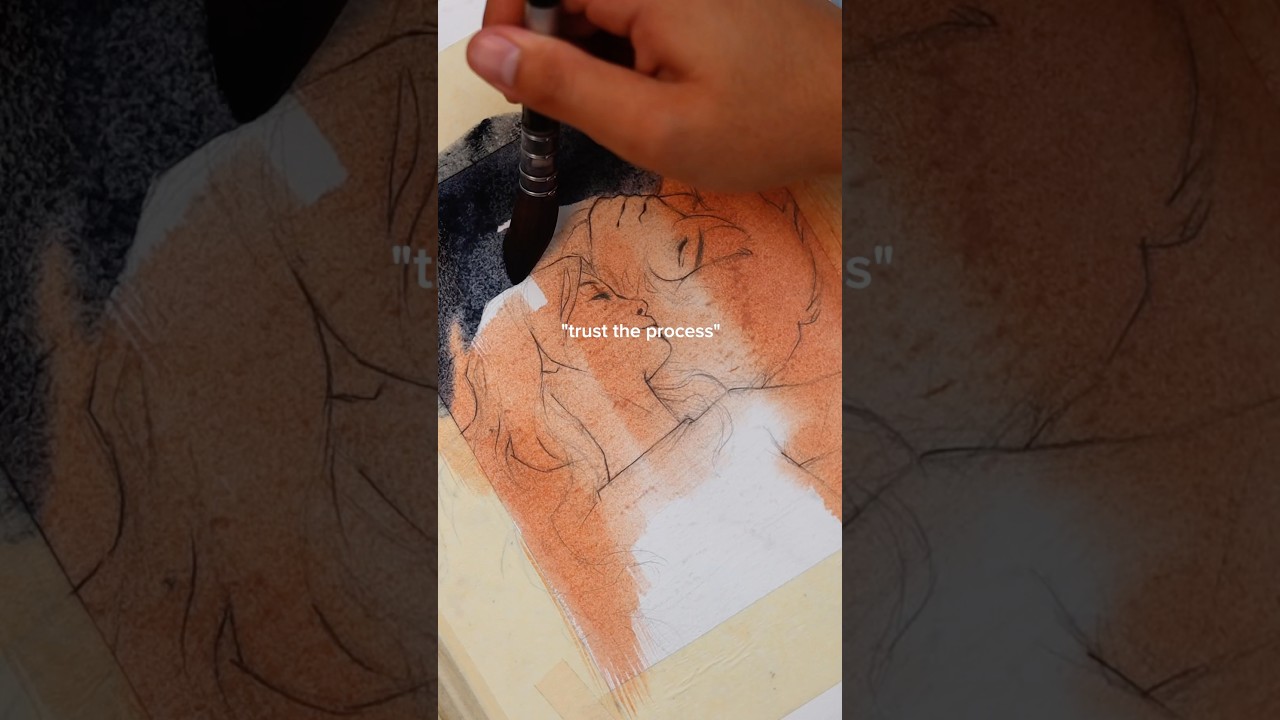 Watercolor Painting like this is HARD 😭 | Trust The Process