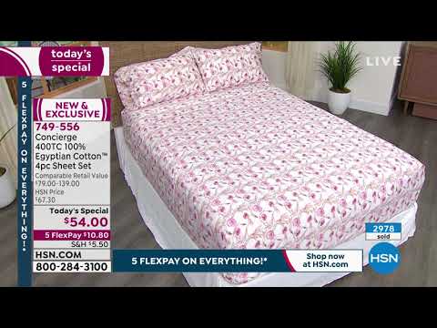 HSN | Home Labor Day Sale - Concierge Collection Bedding 09.03.2021 - 01 AM