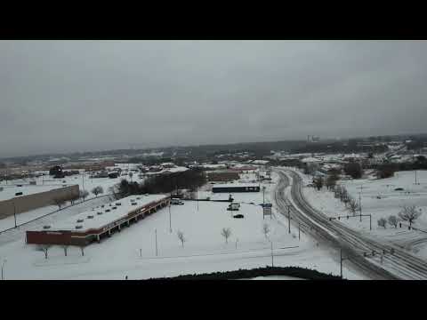 Danville Virginia January 25 2026 4:45pm Westover Drive, Piedmont Drive, Mount Cross road snow