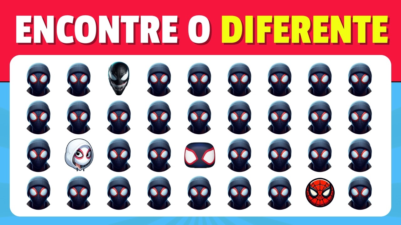 Encontre o Homem-Aranha Diferente! 🕷🕸️ 40 Desafios (Spider-Man 2, Aranhaverso 2)