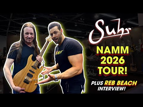 Why everyone was at the Suhr Booth at Namm 2026 | Booth Tour + Reb Beach interview!