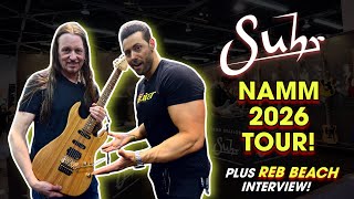 Video thumbnail for Why everyone was at the Suhr Booth at Namm 2026 | Booth Tour + Reb Beach interview! by Masters of Shred