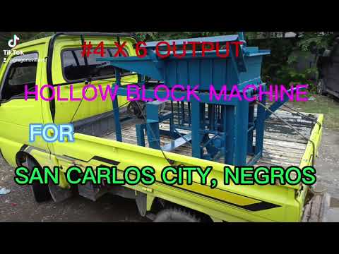 #4 x 6 OUTPUT HOLLOW BLOCK MACHINE FOR SAN CARLOS CITY, NEGROS