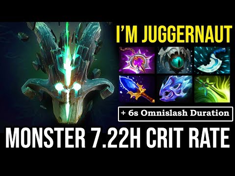 BLADEMASTER IS BACK!!! Monster 7.22h Crit Rate Juggernaut Vs Max Speed Sniper DotA 2