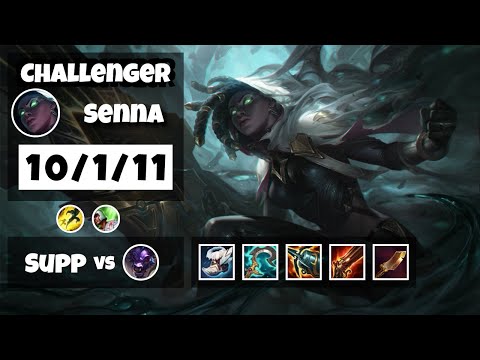 Senna Challenger Gameplay S11 Replay 11.8 Support (10/1/11) - KOREAN