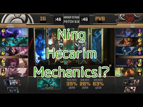 iG(Ning ヘカリム) VS PVB(Zeros サイラス) D3G6 - MSI 2019 Group Stage