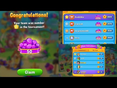 🏆Fishdom: Team Tournament - First Place🥇 - 06/11/2023