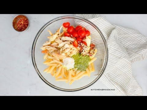download lagu mp3 mp4 Creamy Chicken Pesto Pasta Salad, download lagu Creamy Chicken Pesto Pasta Salad gratis, unduh video klip Creamy Chicken Pesto Pasta Salad