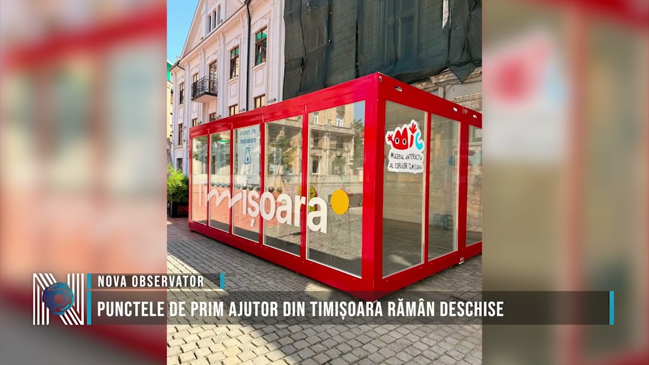 Punctele de prim ajutor din Timișoara rămân deschise