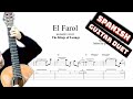 El Farol TAB - acoustic instrumental  guitar tabs (PDF + Guitar Pro)
