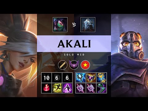 Akali Mid vs Viktor - VN Master Patch 25.19