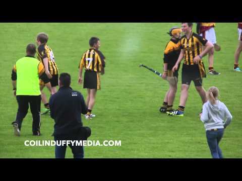 Ballycastle celebrate 2015  Feile na nGael Div1 Shield Hurling Final win.