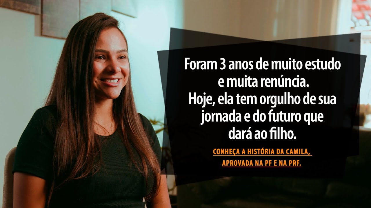 Aprovada na PF e PRF estudou por três anos e passou por um longo caminho de renúncias